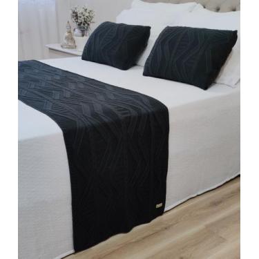 Imagem de PESEIRA MANTA TRICO CASAL QUEEN 230X60cm +2 CAPA DE ALMOFADA C11 - USU