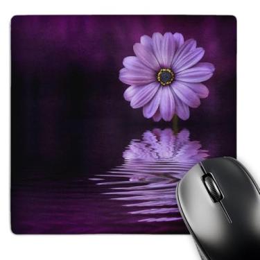 Imagem de 3dRose Mouse pad roxo Gerbera Daisy refletindo na água, 20 x 20 cm (mp_263029_1)