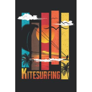 Imagem de Pray For Wind Kitesurfing Kiteboarding Quote Quote: Lined Journal Notebook To Do Schedule, Medium 6x9 Inches, 100 Pages, Printed Cover