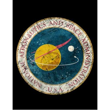 Imagem de NASA Vintage Seal Notebook: French Bulldog Moms - 120 Blank Lined Pages, 8.5x11