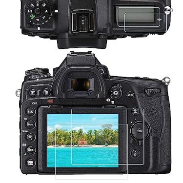 Imagem de Películas protetoras de tela de vidro temperado PCTC compatíveis com a nova câmera de 2020 Nikon D780 capa protetora de câmera (pacote com 3)