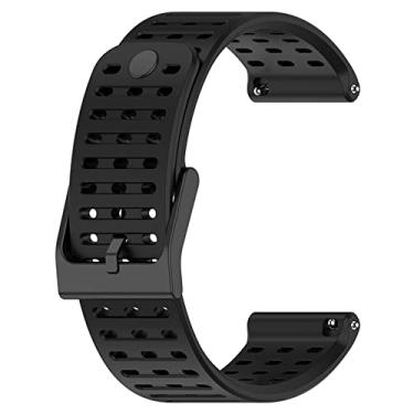 Imagem de Muovrto Pulseira esportiva para Suunto 9 Peak/9 Peak Pro, pulseira de silicone de substituição para Suunto 5 Peak/Vertical