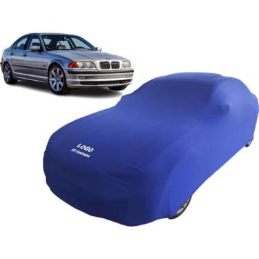 Imagem de Capa Carro Bmw 328i Com Elástico Melhor Fixação - Mz, Azul