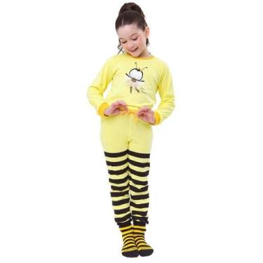 Imagem de Pijama infantil Unissex para Meninos ou Meninas, conjunto de roupas, m