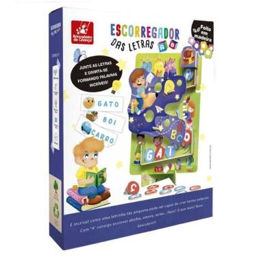 Imagem de Brinquedo Educativo Escorregador das Letras Brincadeira de Criança 4031