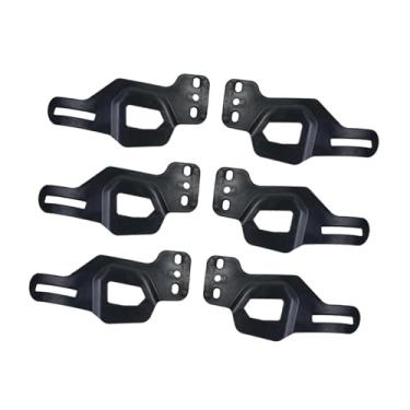 Imagem de kowaku 6x Placas de proteção contra capacete de hóquei de gelo, Preto