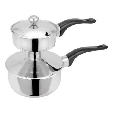 Imagem de Cuscuzeira Mini Porção Unica Individual Aço Inox Fratelli