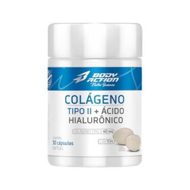 Imagem de Colageno Tipo 2 40mg + Acido Hialuronico 120mg 30 Softgels Bodyaction