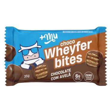 Imagem de Chocowheyfer Bites +Mu  Chocolate com Avelã - Mais Mu, 1Un