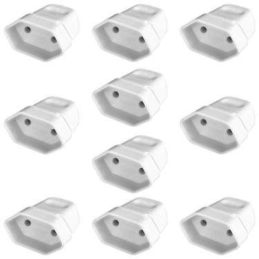 Imagem de Tomada Fêmea 2p 10A Desmontável Com Inmetro Branco - EPM ACESSORIOS, 1