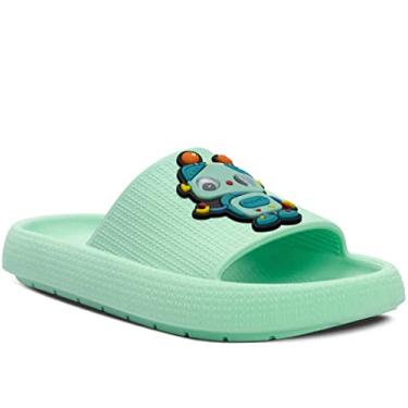 Imagem de Chinelo Estilo Nuvem Infantil N°25 ao 36 Menino Masculino 12.78 (Verde, BR, Adulto, Numérico, 38)