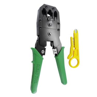 Imagem de Kit 5 un - Alicate De Crimpar Rj45/rj11 Com Decapador