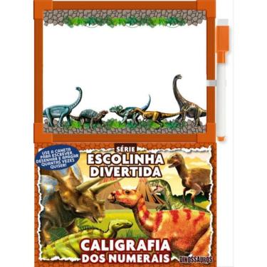 Imagem de Dinossauros Série Escolinha Divertida - Caligrafia Dos Numerais