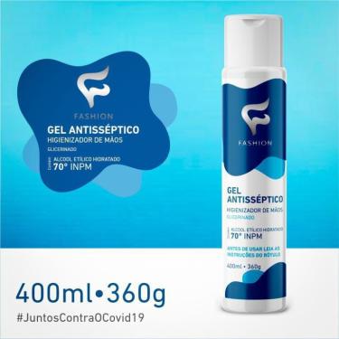 Imagem de Álcool gel 70% 360G 400ML fashion