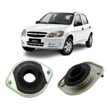 Imagem de Par Coxim Do Amortecedor Suspensão Dianteira Chevrolet Celta 2008 2009 2010 11