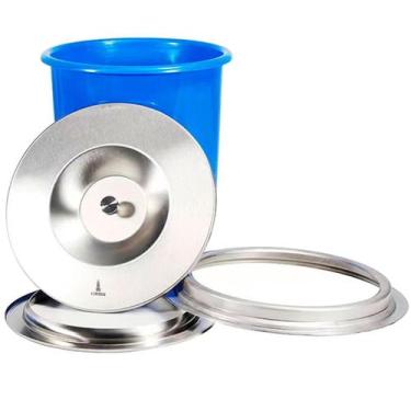 Imagem de Lixeira De Embutir Lorben Pia Bancada Cozinha 5 Litros