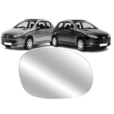 Imagem de Lente Retrovisor Com Base Peugeot 206 207 99.. Ld Direito