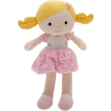 Imagem de Pelúcia Boneca Malu Loira 35CM - ZIP