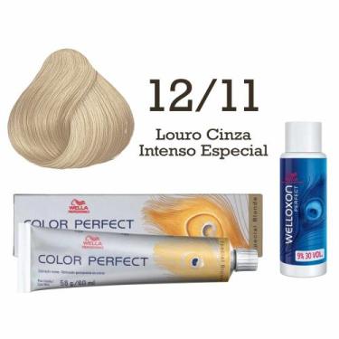 Imagem de Coloração Color Perfect + Emulsão Oxi  Wella Professionals, 12/11 Lour