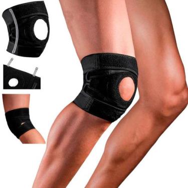 Imagem de Joelheira Neoprene Aberta Estabilização Laterais Ajustável - Ortopedic