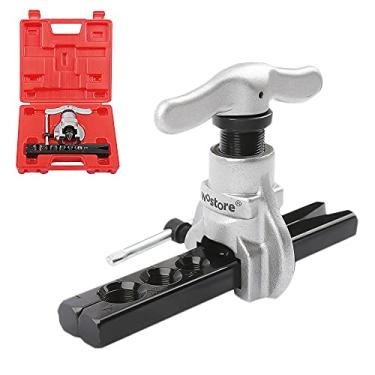 Imagem de Wostore Kit de ferramentas de alargamento de tubos - 7 matrizes para flares excêntricos em tubos de cobre de 3/16-3/10.2 cm - Ideal para trabalhos de refrigeração HVAC