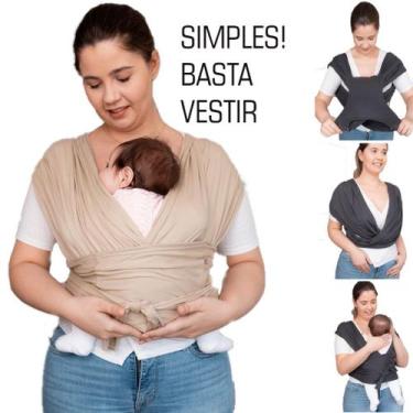 Imagem de Sling de vestir, little beni, canguru carregador de bebê, wrap sling -
