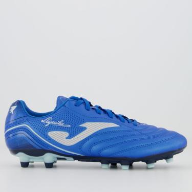 Imagem de Chuteira Joma Aguila Campo Azul e Prata  masculino