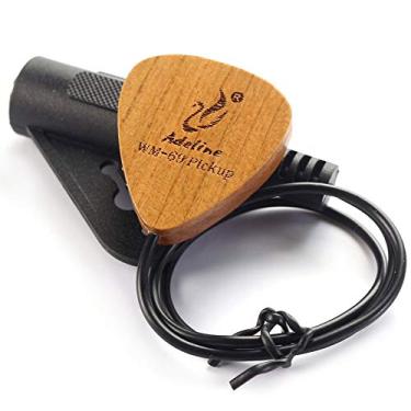 Imagem de Adeline Transdutor captador ukulele, é adequado para violão acústico clássico, violino, violino, banjo, bandolim, ukulele, uke, violoncelo, pode "eq" o som com posicionamento frontal, lateral,