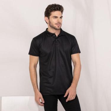 Imagem de Camisas Camiseta Masculinas Polo De Alta Qualidade - Sleek Store, Pret