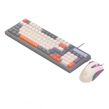 Imagem de Teclado E Mouse Para Jogos Retroiluminados Coloridos Com Fio