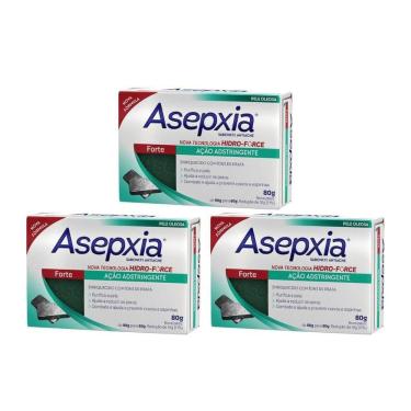 Imagem de Sabonete Asepxia 80G Formula Forte - Kit Com 3Un