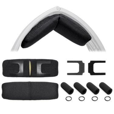 Imagem de Voarmaks Almofada Para Faixa De Cabeça A20 Upgrade + Pacote Com 4 Capas Espuma Microfone Compatíveis Fone Ouvido Bose Aviation, Protetores Contra Vento E Anéis Vedação Memória (Kit Atualização)