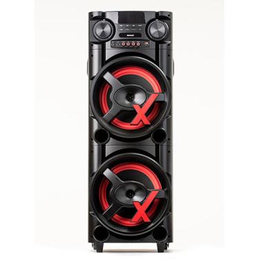 Imagem de Caixa De Som Amplificada Aca-1900 New X Sfm 1900w 2 Auto Falantes Amvox Preto Bivolt
