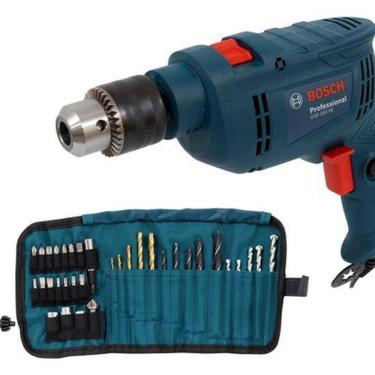 Imagem de Furadeira De Impacto Mandril E Acessórios 550W 220V - Bosch