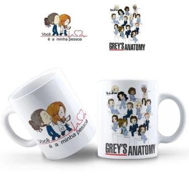 Imagem de Caneca Greys Anatomy COM SEU NOME de Porcelana vários modelos - loja d