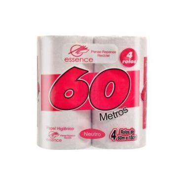Imagem de Papel higiênico essence folha simples 60m c/12 rolo - rosa - papelsusu