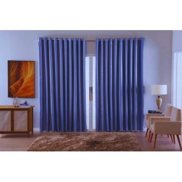 Imagem de cortina ellegance quarto sala blackout em tecido 6,00x2,80 - B.F CONFE
