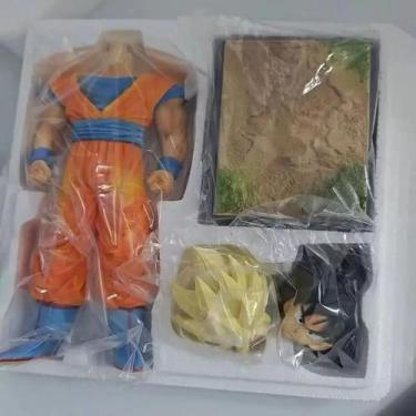Imagem de 30cm Dragon Ball Z Son Goku Anime Figura 2 Cabeças Kakarotto Super Sai