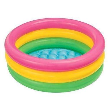 Imagem de Piscina Inflável Infantil 34 Litros Redonda Bebê - Intex