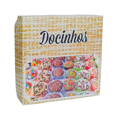 Imagem de Embalagem Offset para Docinhos 35x35x6cm com 25 Unidades - Tamarozzi
