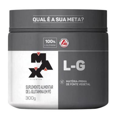 Imagem de L-Glutamina (300g) - Padrão: Único - Max Titanium, 300g, Sem Sabor