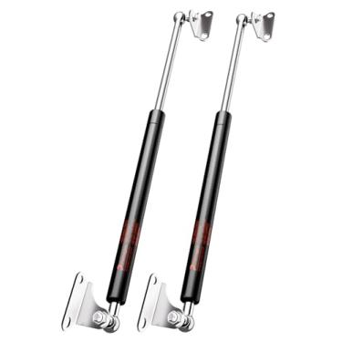 Imagem de Suportes de mola a gás de 50,8 cm, 90,7 kg, 890N por suporte com suporte de montagem tipo L, suporte de elevação para caixa de ferramentas de trailer, tampa de janela, equipamento pesado (peso adequado 160 ~ 99,8 kg), pacote com 2 da Pamagoo