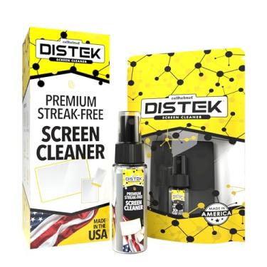 Imagem de Kit de limpador de tela e telefone celular DISTEK universal para iPhone, Galaxy, iPad, óculos, óptica, LCD, TV - 120 mL / 4oz com pano de microfibra - Feito nos EUA - como visto no Shark Tank