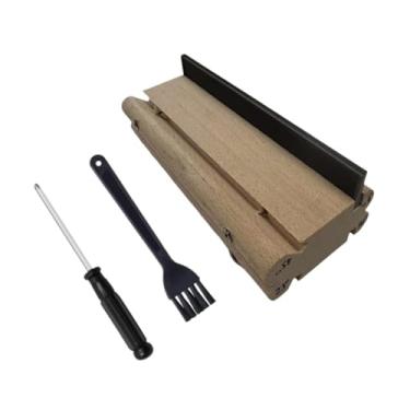 Imagem de Kokiya Lima de chanfradura para traste de guitarra, madeira resistente, ângulo de 3/23/35/90 graus, lima de chanfradura para traste, ferramenta de luthier, Type a