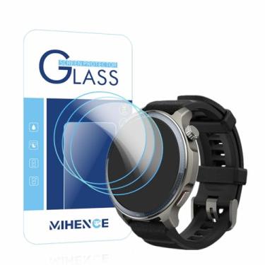 Imagem de MIHENCE Protetor de tela compatível com smartwatch Amazfit Balance 2, película protetora de vidro temperado 9H (3 peças)