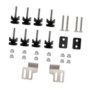 Imagem de KiBcsLic Kit de montagem de bolsa traseira para motocicleta, peças de fixação, componentes de hardware de montagem do porta-malas, parafusos de placa, kit de