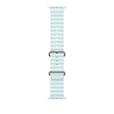 Imagem de Apple Watch Band - Ocean Band - 49 mm - Azul-gelo - Tamanho único (cabe na maioria dos pulsos)