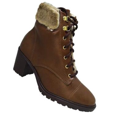 Imagem de Coturno Feminino Adulto Beira Rio Forrado 9075.104