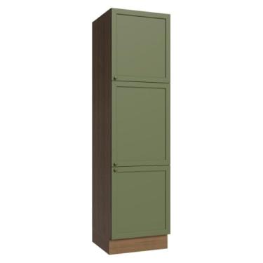 Imagem de Paneleiro 60 cm 3 Portas Rustic/verde Vik Madesa