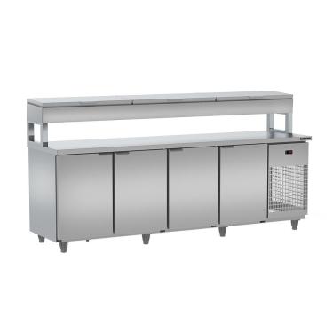 Imagem de Balcao De Servico Refrigerado Condimentador 2,50m, Bsrc 2500 - Refrimate 220V